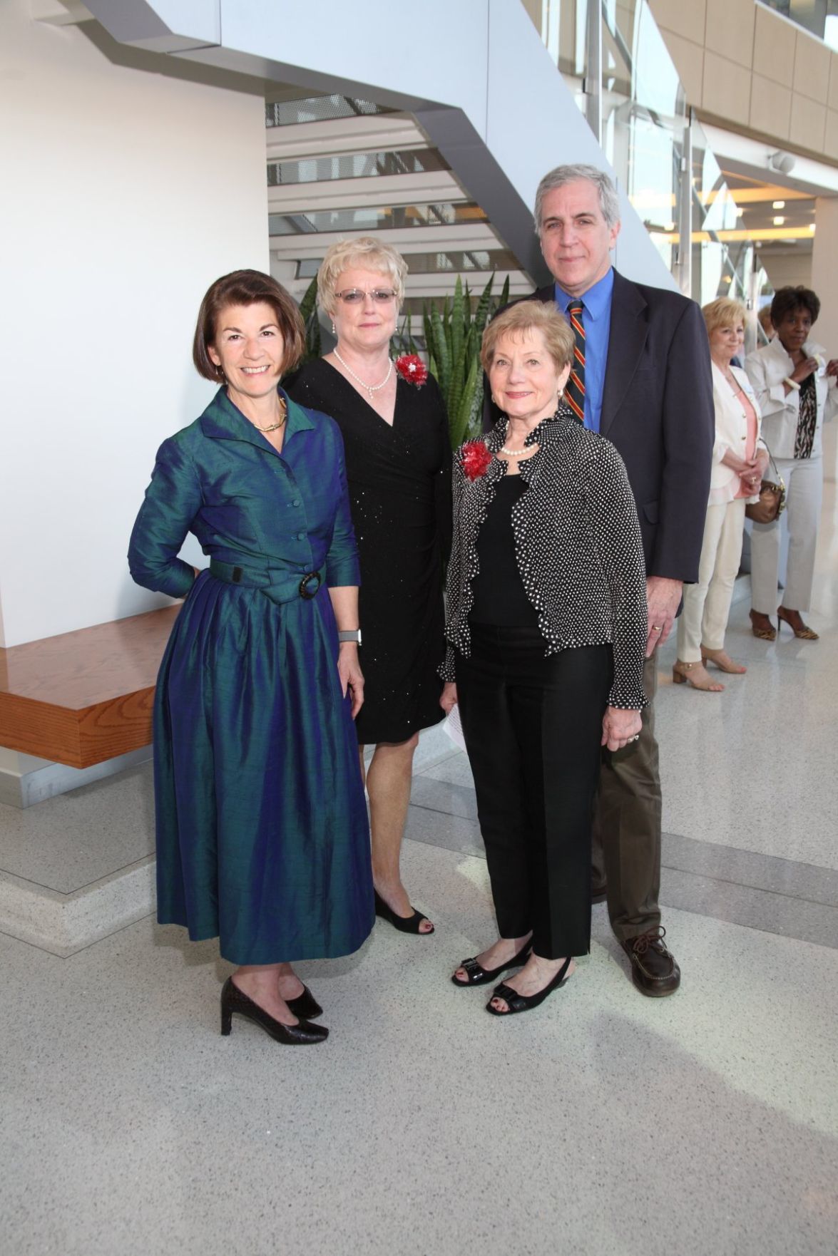 Author Amy Dickinson, Vice Chair Maureen Swingle, Event Chair Cathy Inkley, Author Kevin Killeen